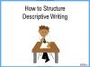 Structuring Descriptive Writing Teaching Resources (slide 1/30)
